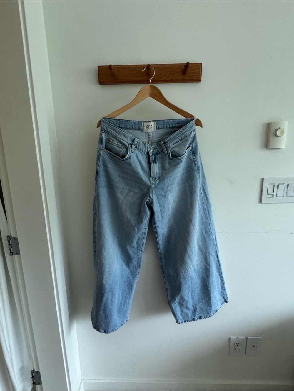 BDG Urban Outfitters Light Wash Baggy Wide Leg Jeans 29